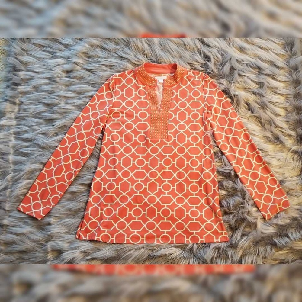 Orange Long Sleeve Shirt
